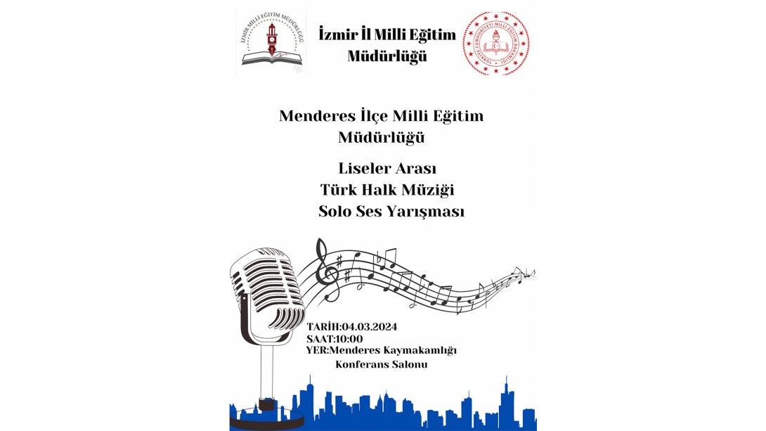 Liseler Arası Türk Halk Müziği Solo Ses Yarışması