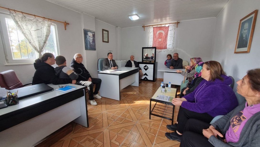 İlçe Milli Eğitim Müdürümüz Yusuf Yılmaz'dan Meslek Lisesi İnşaatı İçin Arazi İncelemesi ve Yerel Halkla Buluşma