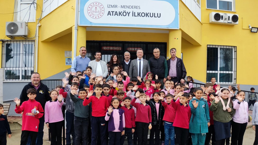 İlçe Milli Eğitim Müdürümüz Yusuf Yılmaz'dan Ataköy İlkokulu Ziyareti